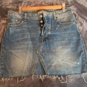 ZARA Jean Skirt